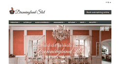 Desktop Screenshot of dronninglund-slot.dk